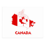 CANADA MAP POSTCARD