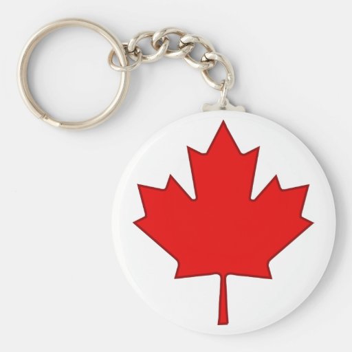 Canada Maple Leaf Keychain