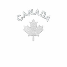 Canada T Shirt - White Canada Maple