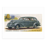 Canadian Chevrolet Master de Luxe Sports Sedan Postcard