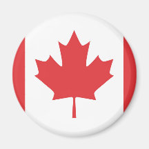 Canadian Flag Fridge Magnets
