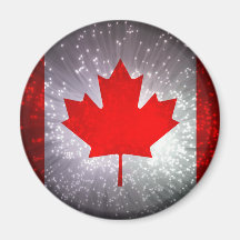 Canadian Flag Fridge Magnets
