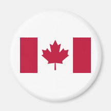 Canadian Flag Refrigerator Magnet