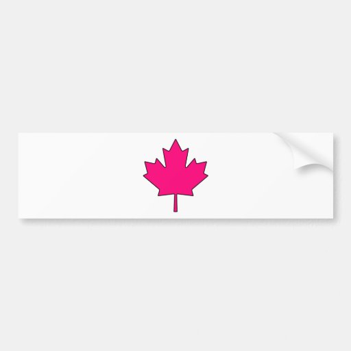 Canadian Maple Leaf Canada National Symbol Bumper Stickers