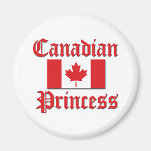 Canadian Princess Refrigerator Magnets