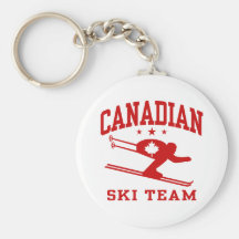 Canadian Ski Team Keychain
