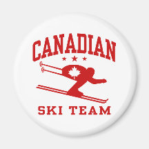 Canadian Ski Team Refrigerator Magnets