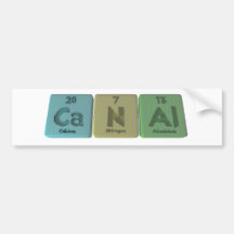 Canal-Ca-N-Al-Calcium-Nitrogen-Aluminium.png Bumper Sticker