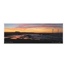 Canary Island Fuerteventura north sunset Gallery Wrapped Canvas