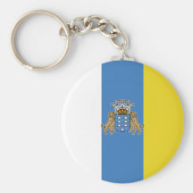 Canary Islands High quality Flag Key Chain