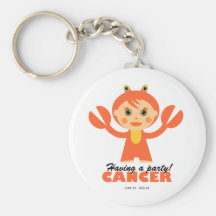 Cancer Zodiac for kids Key Chain