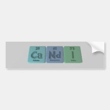 Candi as Calcium Neodymium Iodine Bumper Sticker