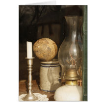 Candle and Lantern Greeting Card