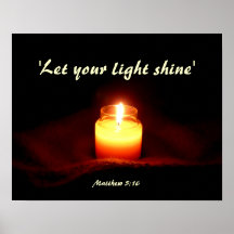 Candle flame! poster
