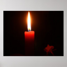 candle light print