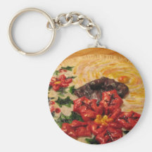Candle Pie Key Chain