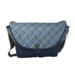 candle plaids pattern courier bag
