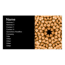 Candles Kaleidoscope Business Card Templates
