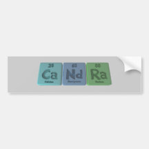 Candra as Calcium Neodymium Bumper Sticker