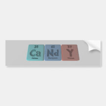 Candy as Calcium Neodymium Yttrium Bumper Sticker