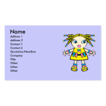 candy baby business card templates