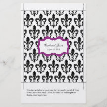 Candy Bar Wrapper | New Orleans Fuschia Full Colour Flyer