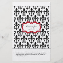 Candy Bar Wrapper | New Orleans Red Full Colour Flyer