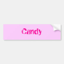 Candy Bumper Sticker