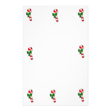 Candy Cane Stationery