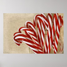 Candy Canes Poster