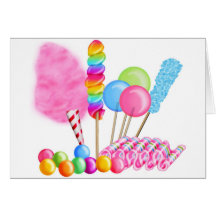 Candy Circus Greeting Cards
