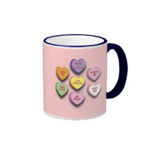 Candy Conversation Hearts Gifts and Apparel Coffee Mug