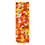 Candy Corn Bookmark Business Card Template