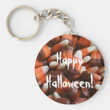 Candy Corn Halloween Keychain