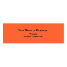 Candy Corn Mini Bookmark Business Card