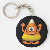 Candy Corn Monster Key Chains