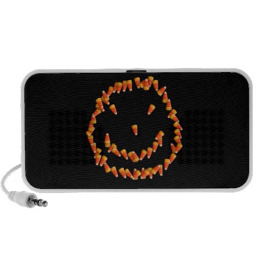 Candy Corn Smiley Notebook Speakers