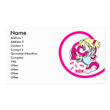 Candy_Girl Business Card Templates