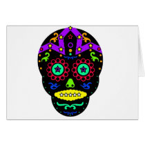 Candy Skull (multicolours) cards
