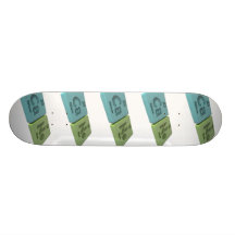 Cane as Ca Calcium and Ne Neon Skateboard Decks