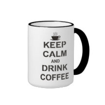 Caneca em dois tons - KeepCalm and Drink a Coffee