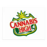 Cannabis High Post Card