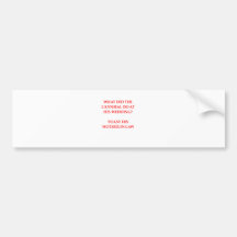 cannibal joke bumper stickers