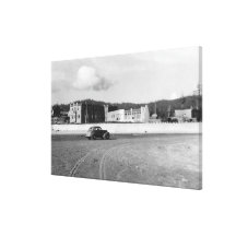 Cannon Beach, Oregon Ecola Inn View Photograph Stretched Canvas Prints