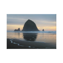 Cannon Beach Sunset Gallery Wrap Canvas
