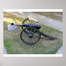 Cannon looking down Card Poster