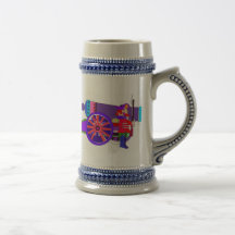 cannon with soldier mug