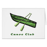 Canoe Club Design Greeting Card