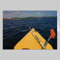 'Canoe Fishing' Card cards