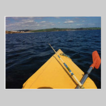 'Canoe Fishing (St. Austell Bay)' Postcard postcards